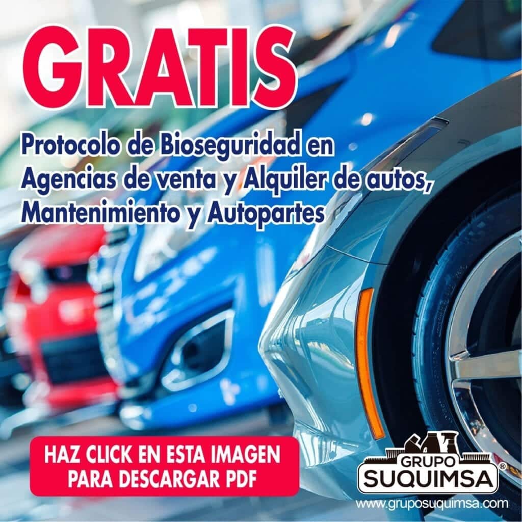 Protocolo de Bioseguridad Agencias de venta y Alquiler de autos