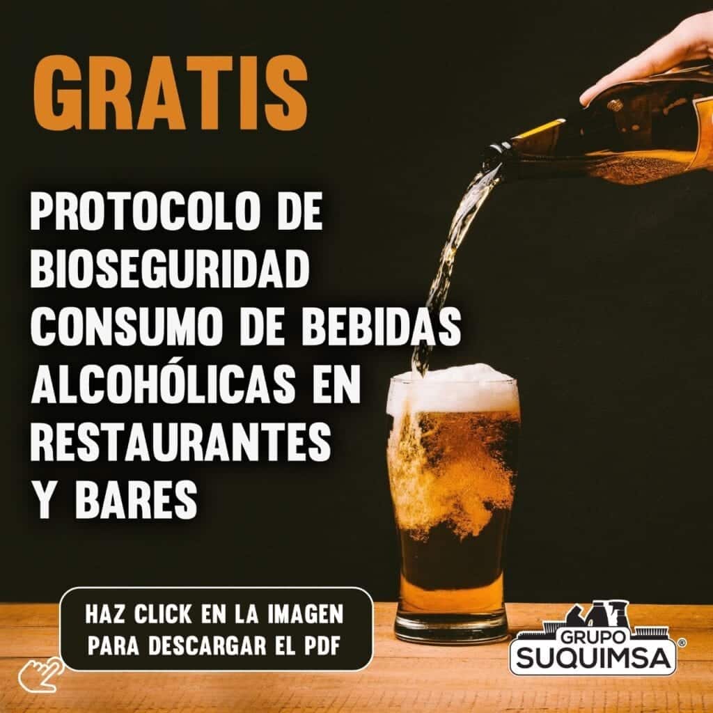Protocolo de Bioseguridad para bebidas alcohólicas restaurantes-bares